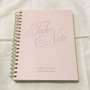 Fringe Studio Pink Spiral Notebook